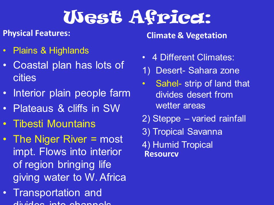 West Africa: Coastal plan has lots of cities