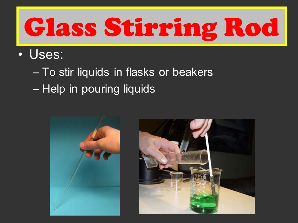 Glass Stirring Rod Glass Stirring Rod Uses: