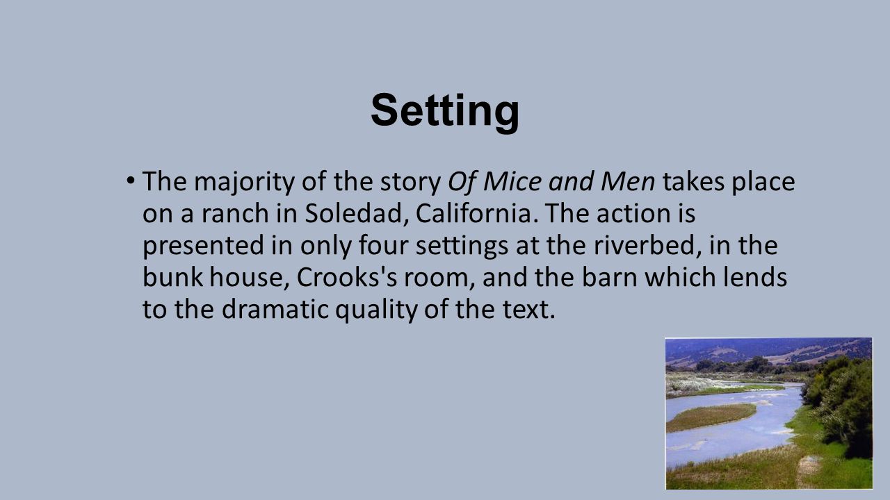 Of Mice and Men PLOT ELEMENTS - ppt download