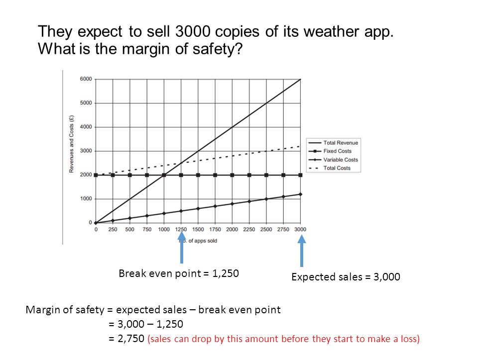 They expect to sell 3000 copies of its weather app