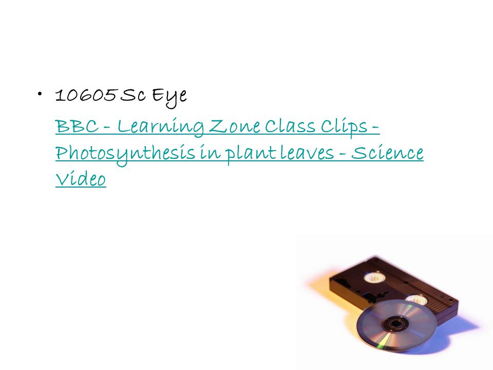 10605 Sc Eye BBC - Learning Zone Class Clips - Photosynthesis in plant leaves - Science Video