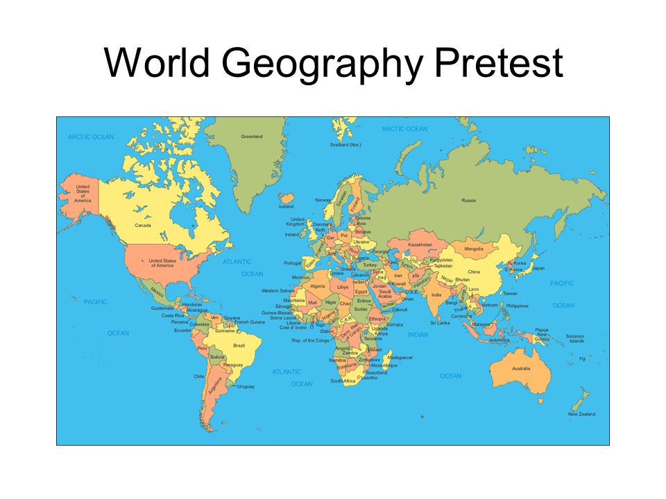 World Geography Pretest