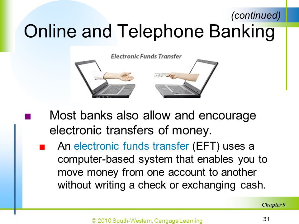 Online and Telephone Banking