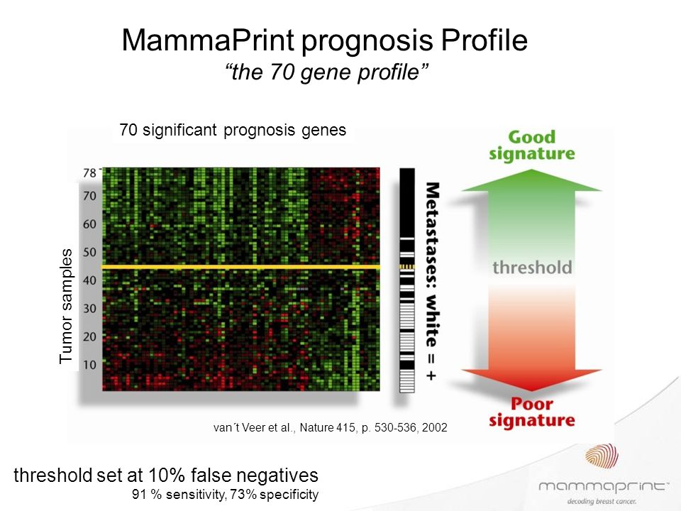 MammaPrint prognosis Profile
