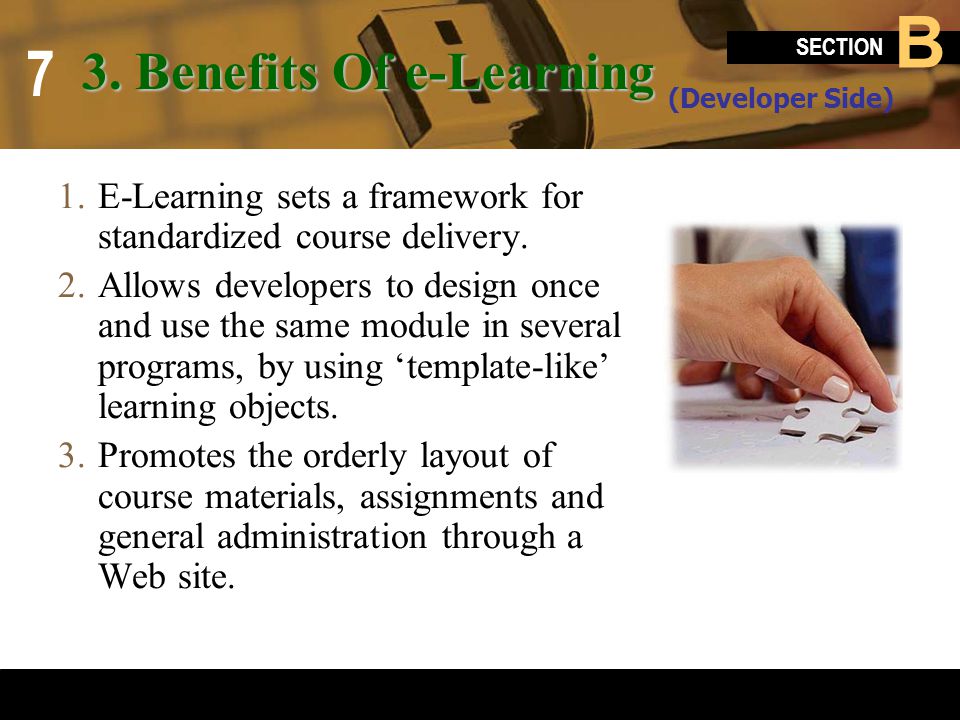 3. Benefits Of e-Learning