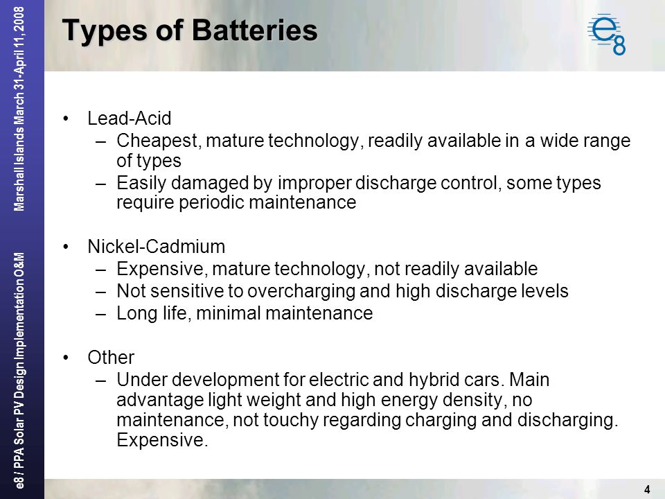 6. Batteries and Controllers Herb Wade Consultant - ppt download