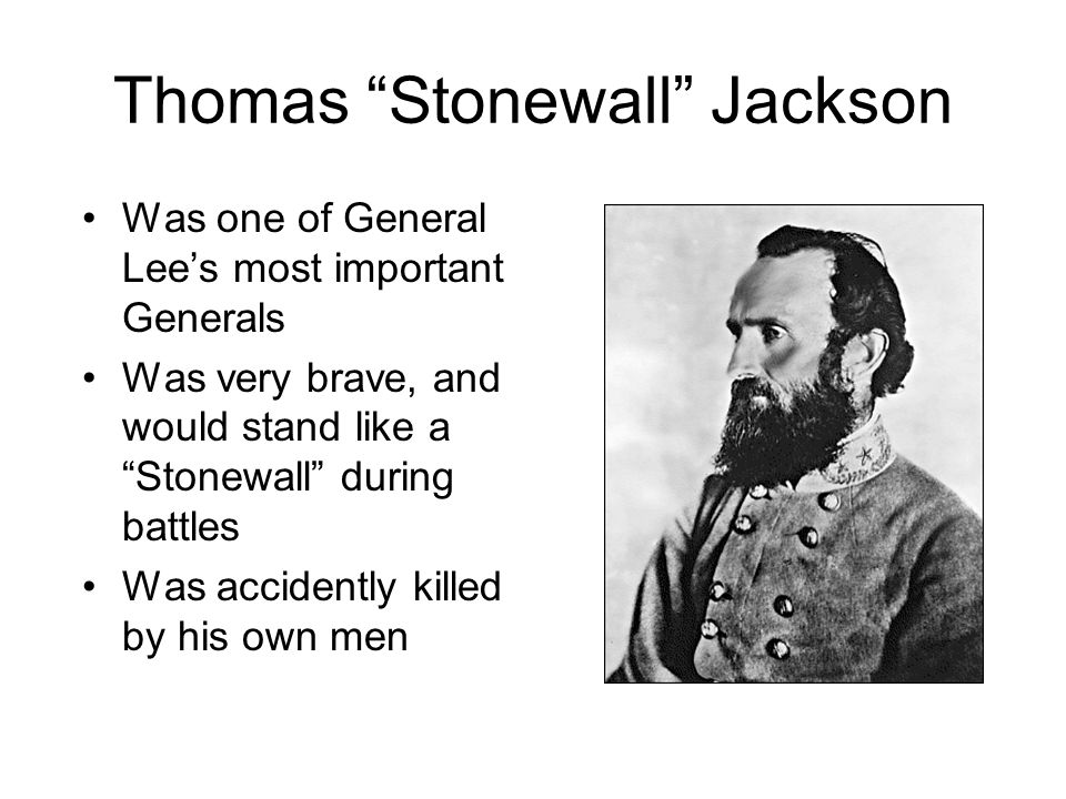 Thomas Stonewall Jackson