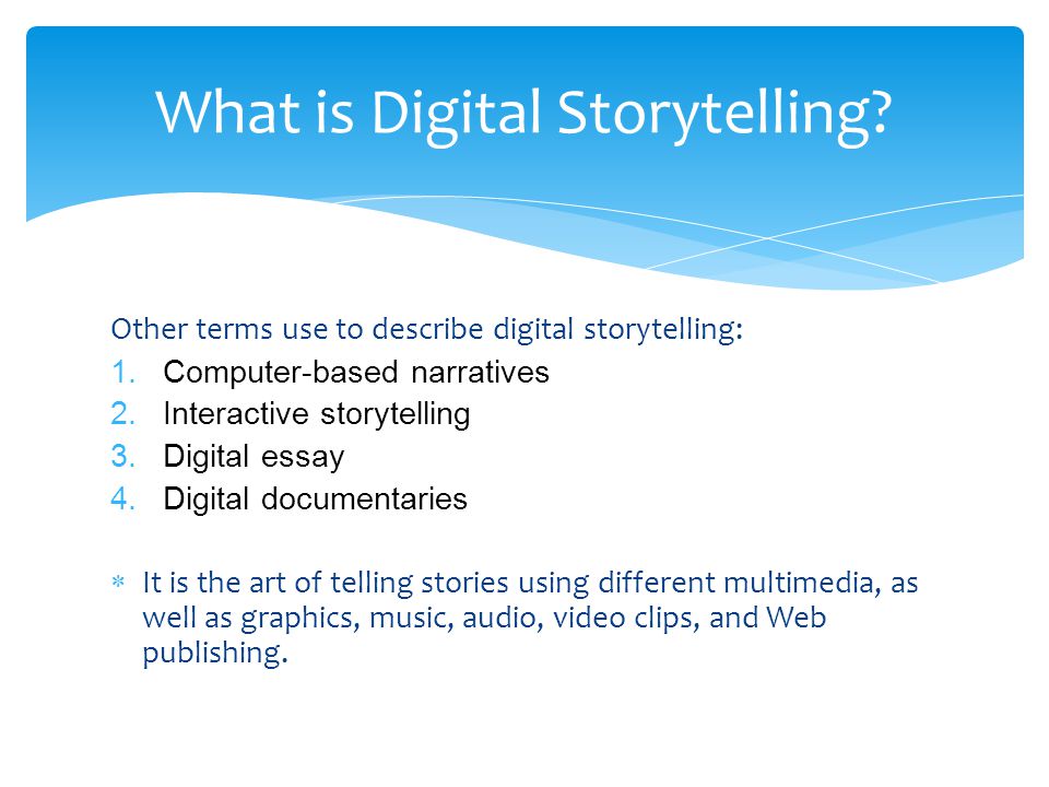 Digital Storytelling in ESL Classrooms - ppt download