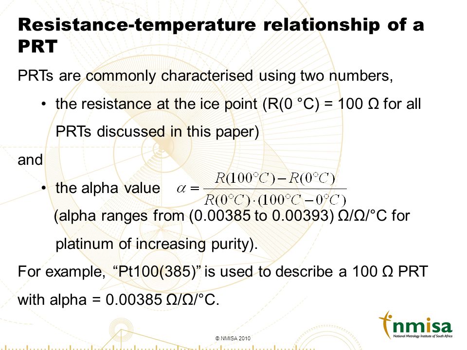 Overview If converting resistance to temperature by hand, remember: - ppt  video online download