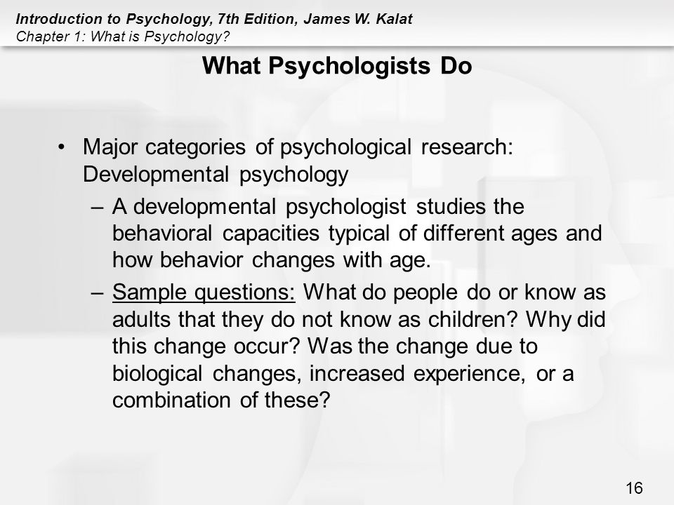 major questions in psychology