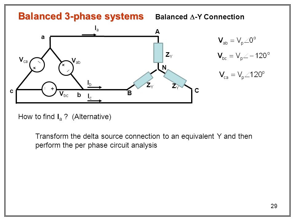 Balanced 3 Phase Systems Unbalanced 3 Phase Systems Ppt Video Online Download