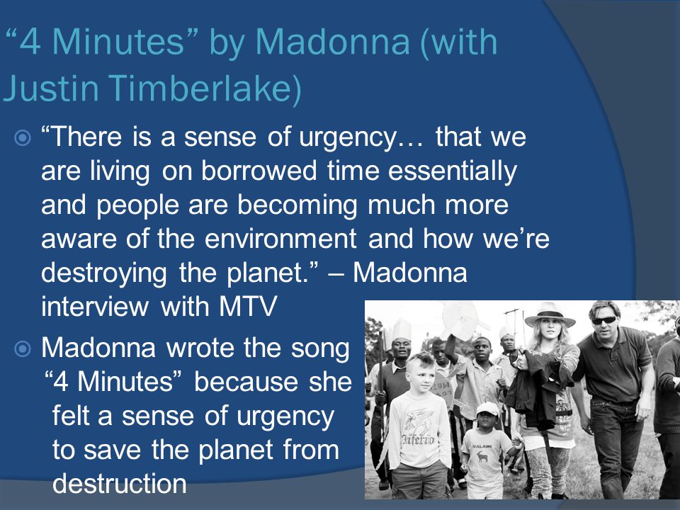 4 Minutes by Madonna (with Justin Timberlake)