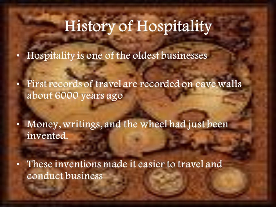 History of Hospitality