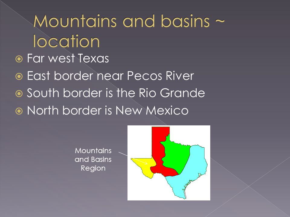 Mountains And Basins Region Location Landform Important - 