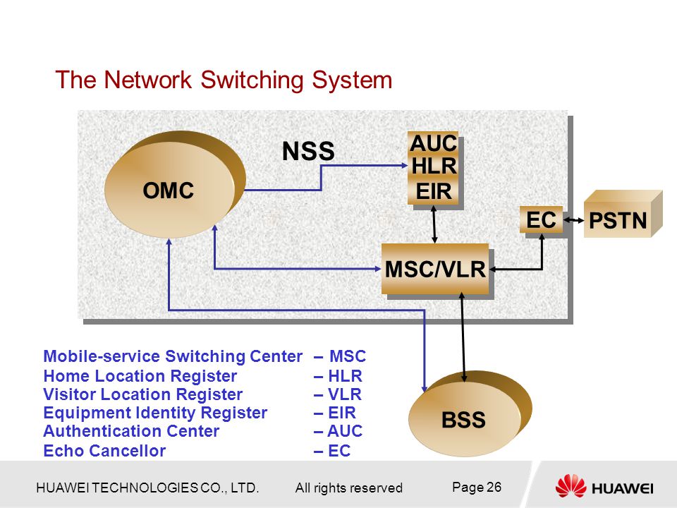 The Network Switching System