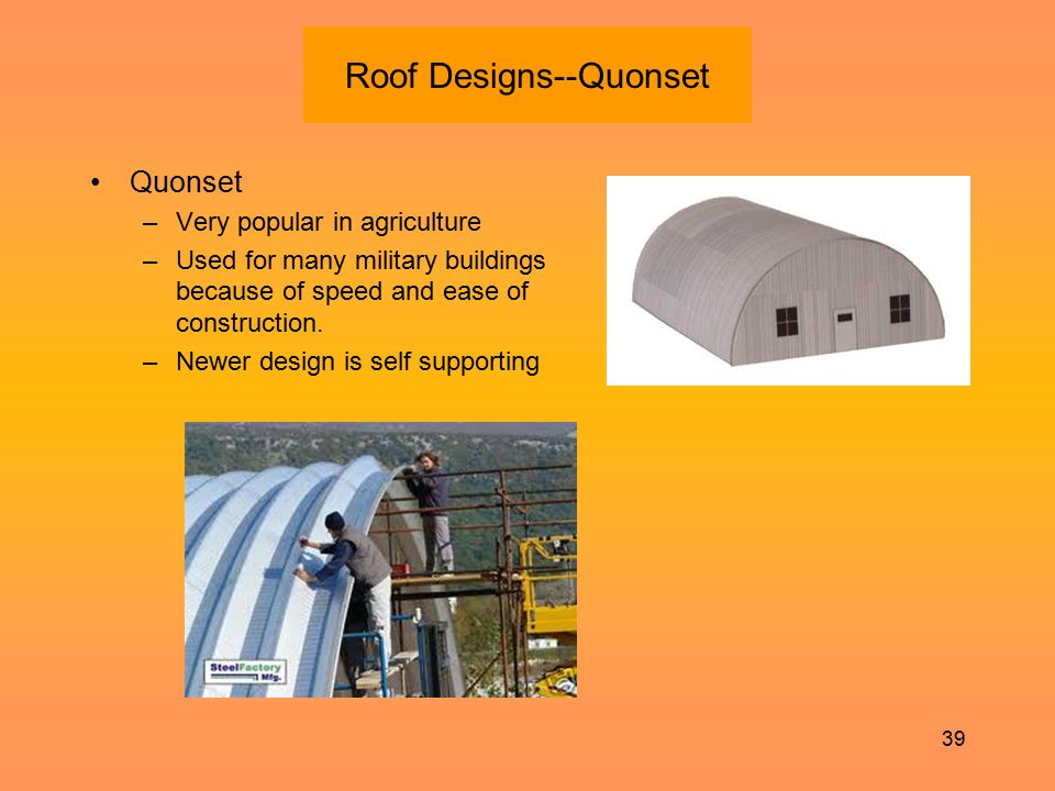 Roof Designs--Quonset