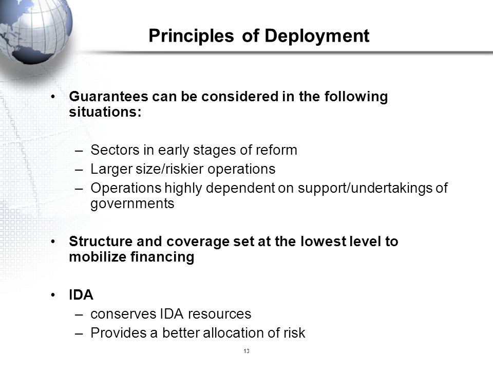 Principles of Deployment
