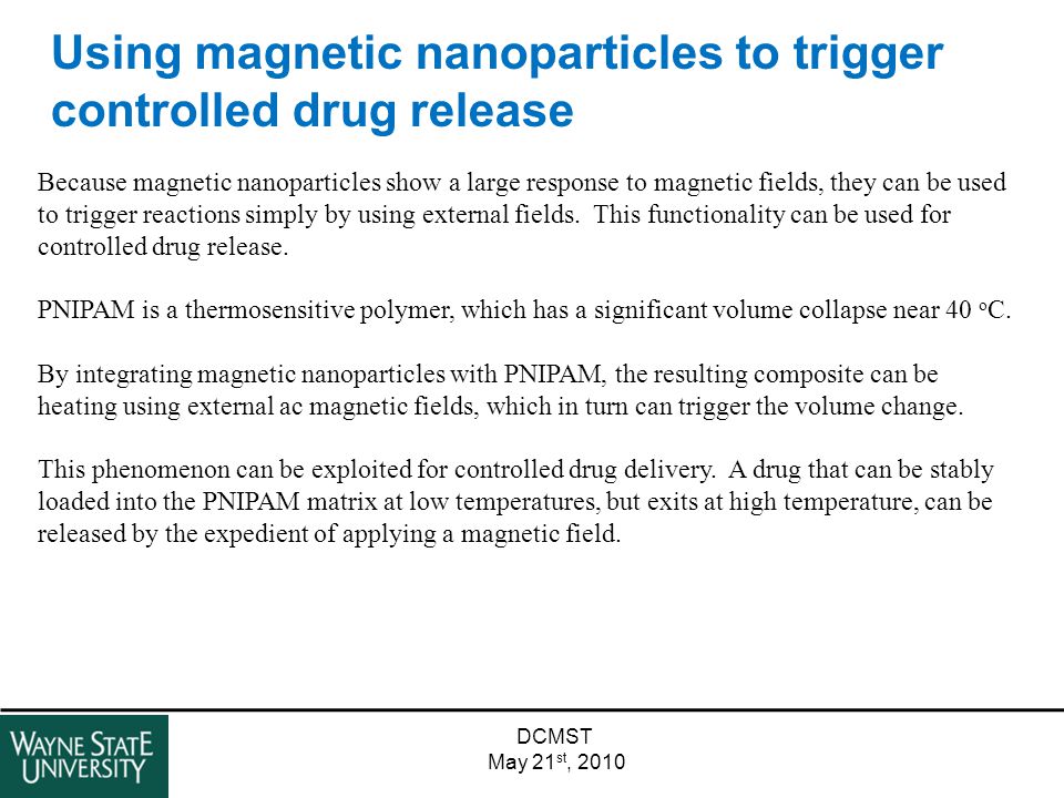 Biomedical applications for magnetic nanoparticles - ppt video online  download