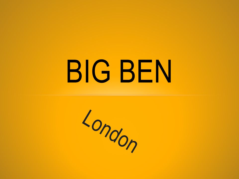 Как переводится is big. I am Ben b-big.