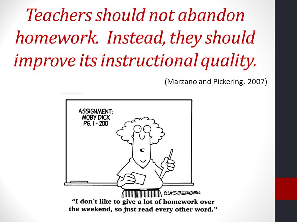 why do teachers give homework
