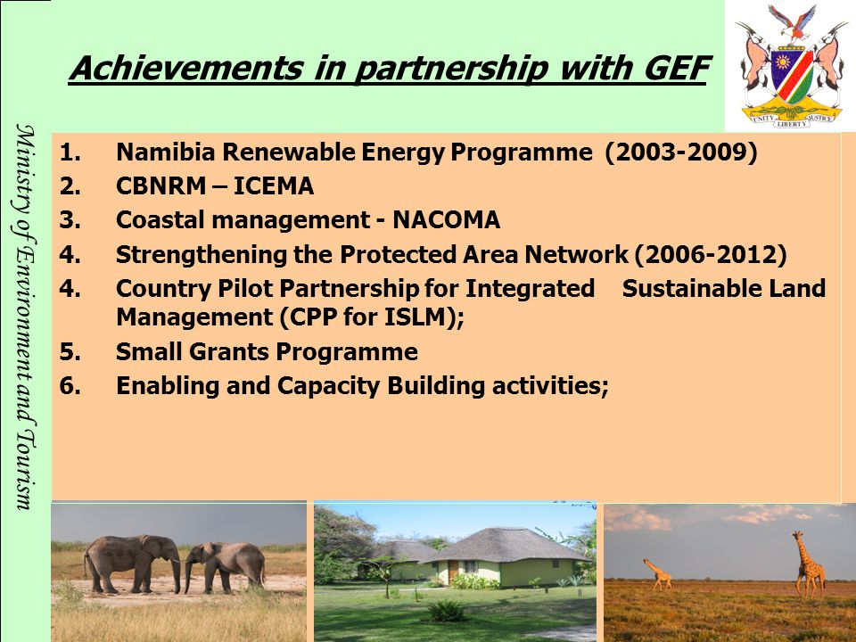 Achievements in partnership with GEF