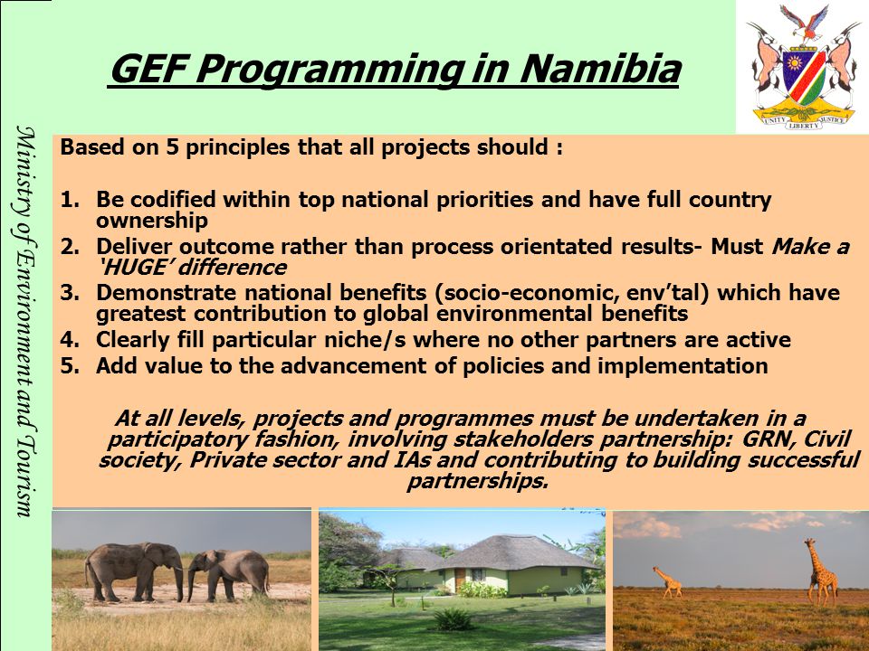 GEF Programming in Namibia