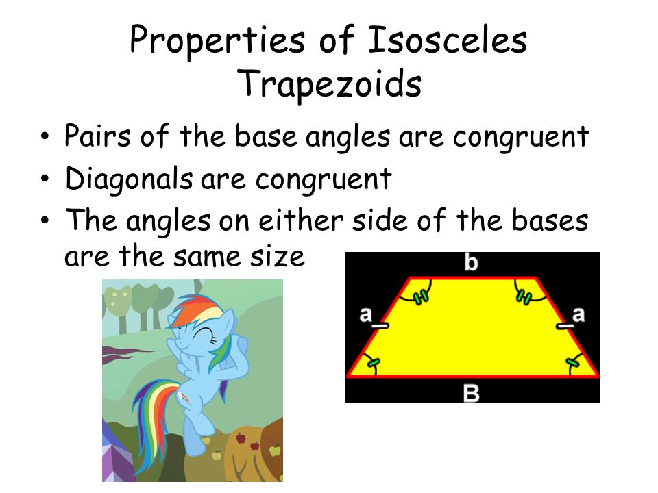 Properties of Isosceles Trapezoids