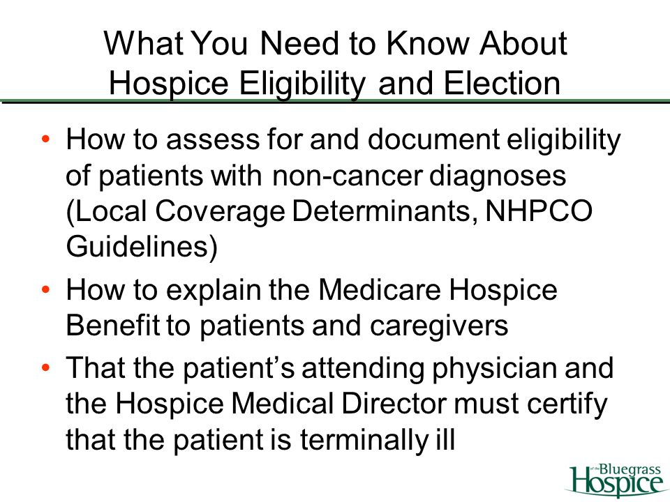 What You Need to Know About Hospice Eligibility and Election