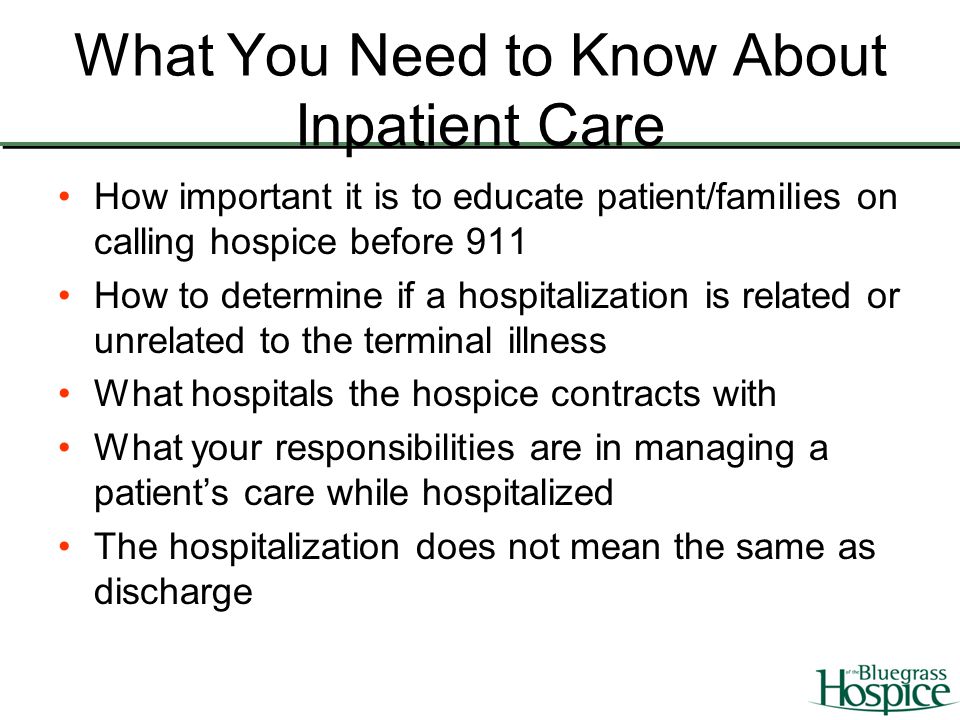 What You Need to Know About Inpatient Care