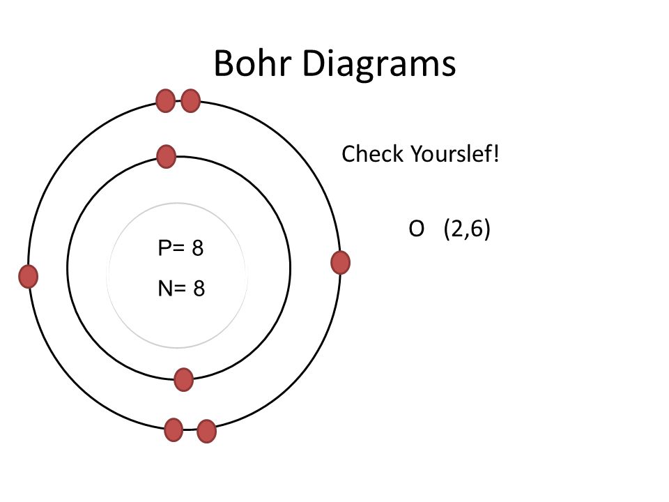 Bohr Diagrams Check Yourslef! 