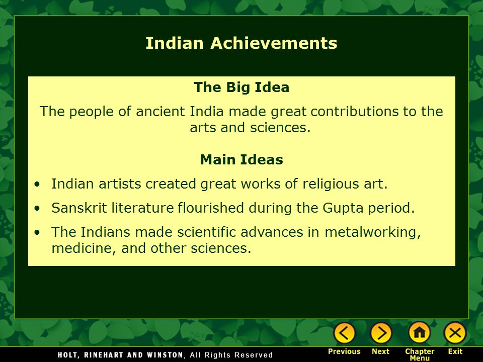 ancient indian achievements in science