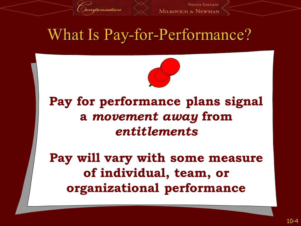 What Is Pay-for-Performance