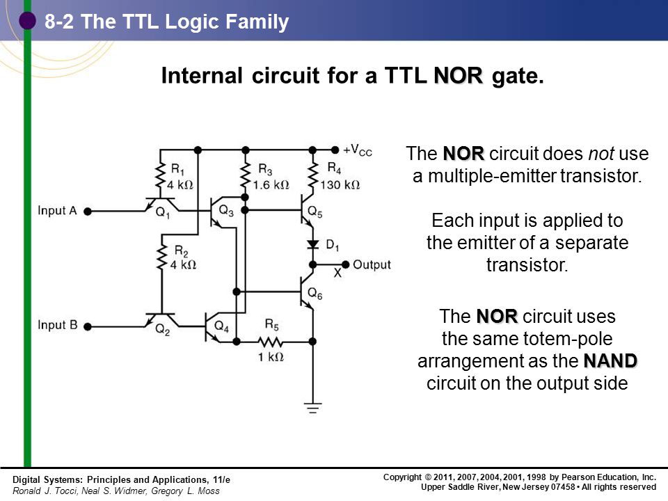 ttl nor gate with totem pole output ttl nor gate with totem pole output