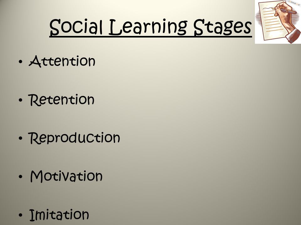 Social Learning Stages