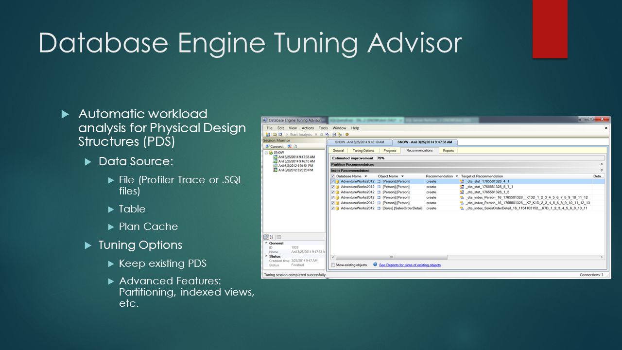 Microsoft database engine