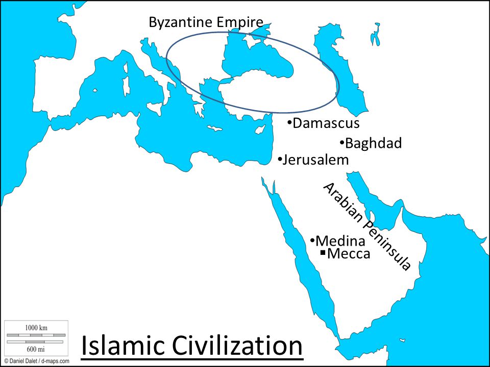 Islamic Civilization Byzantine Empire Damascus Baghdad Jerusalem