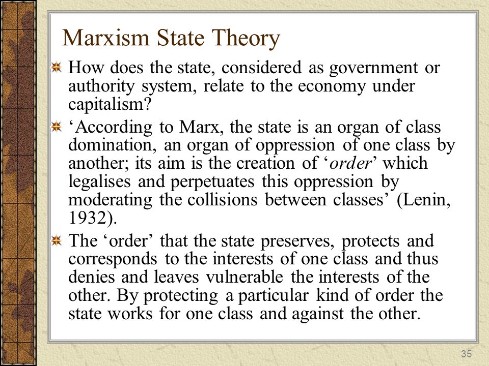 State theory