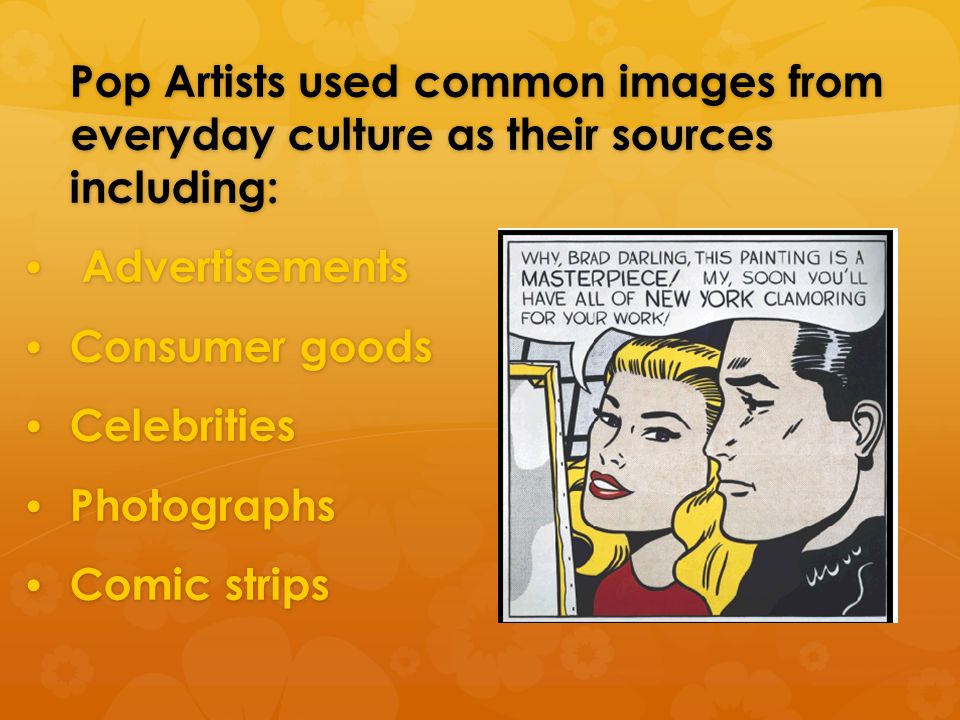 Pop Artists used common images from