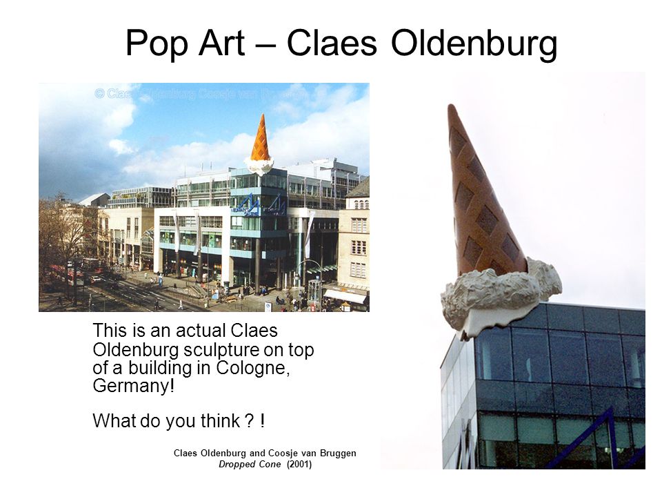 Claes Oldenburg and Coosje van Bruggen Dropped Cone (2001)