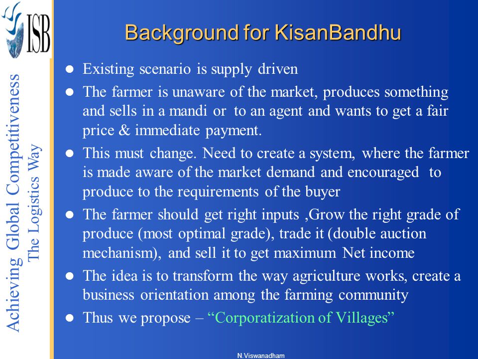 Background for KisanBandhu