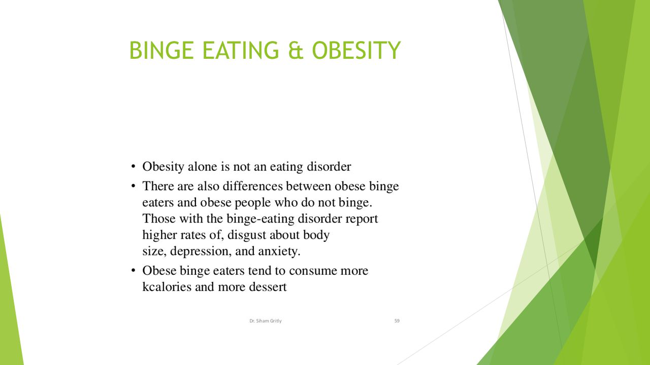 BINGE EATING & OBESITY