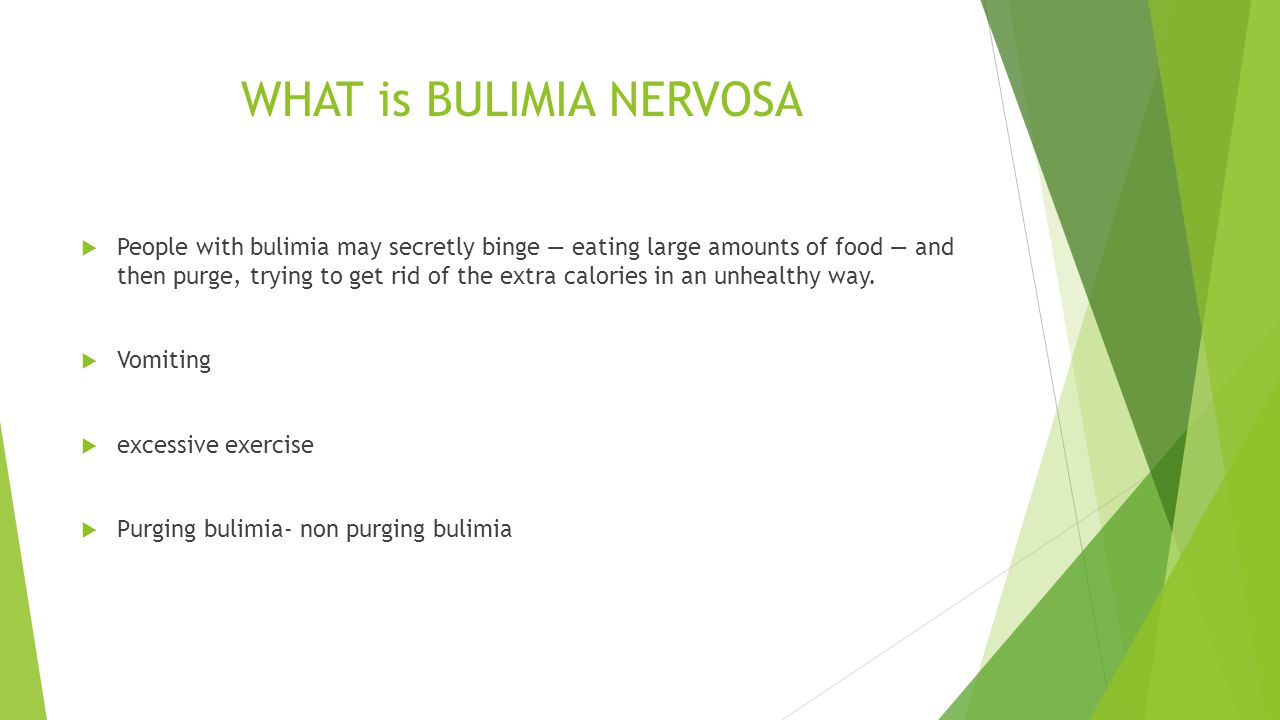 WHAT is BULIMIA NERVOSA