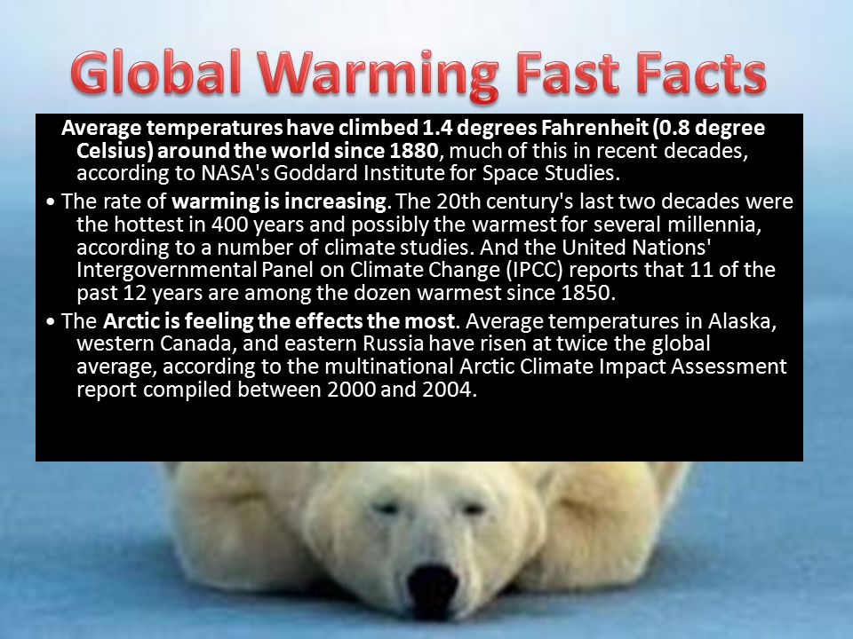 Global Warming Fast Facts