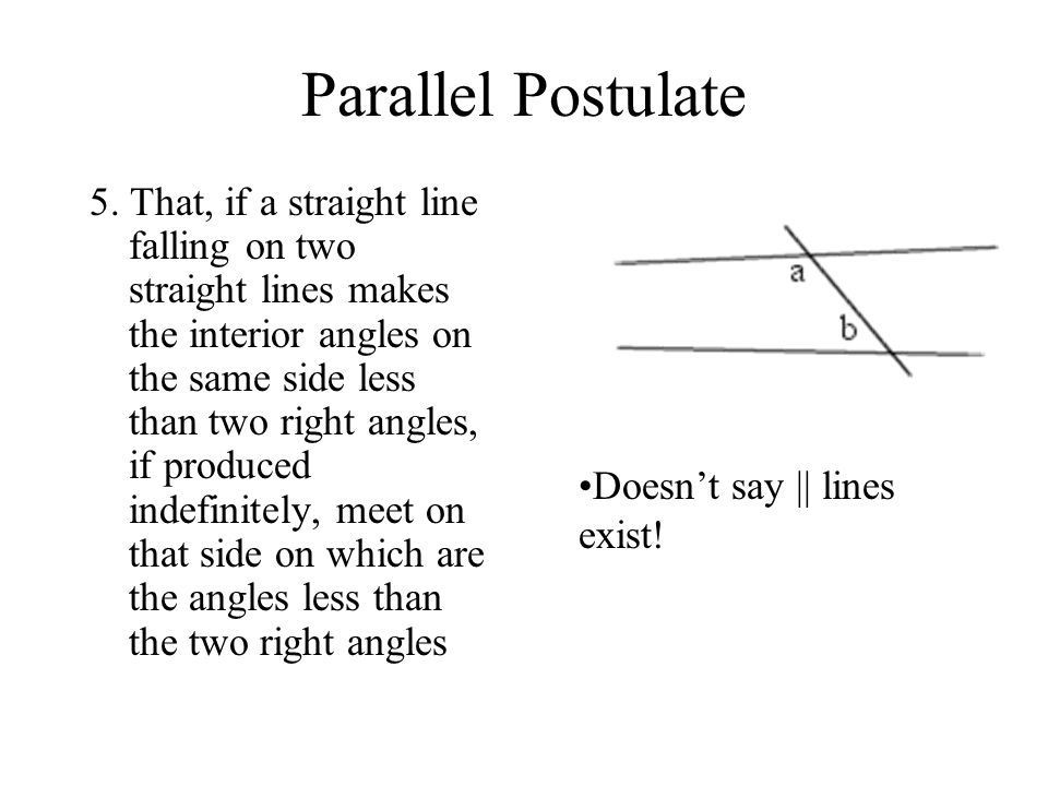 Euclidean Geometry Parallel Lines
