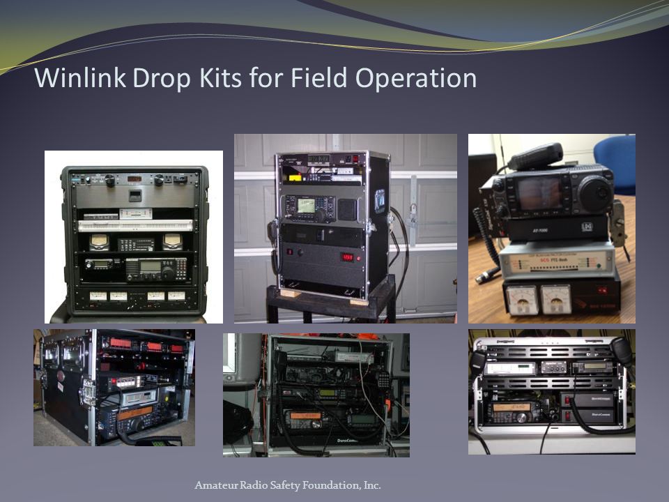 Winlink Drop Kits for Field Operation