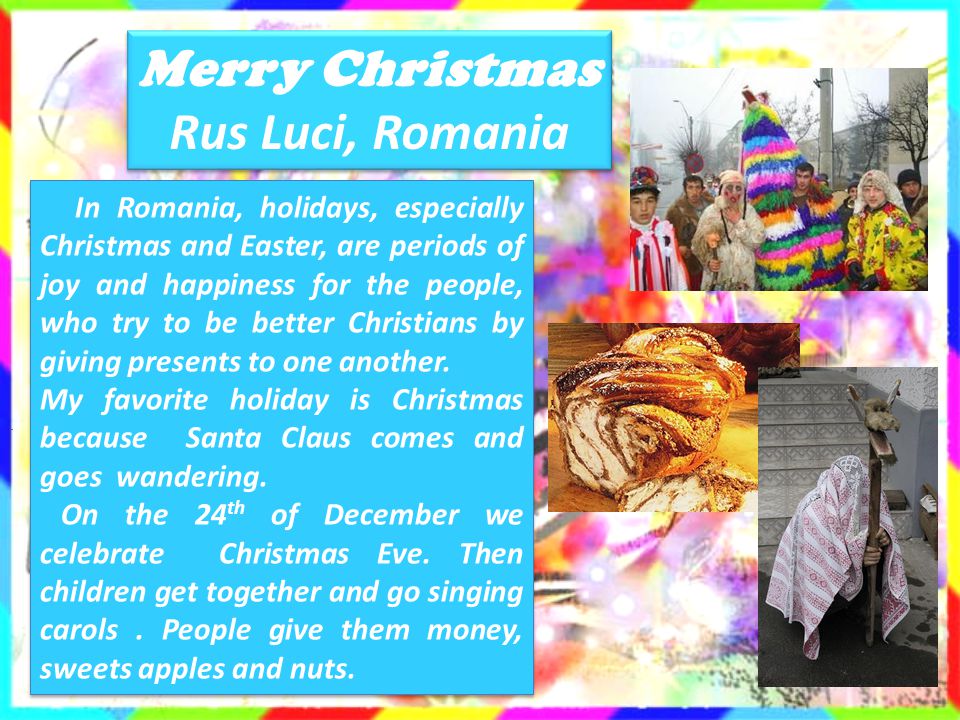 Merry Christmas Rus Luci, Romania