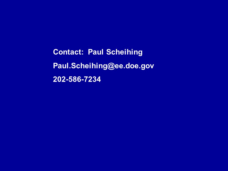end Contact: Paul Scheihing