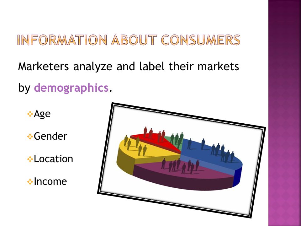 Information about Consumers