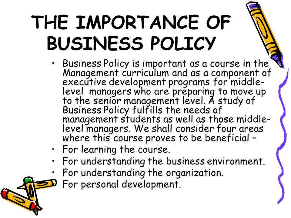 Business Policy Ppt Video Online Download