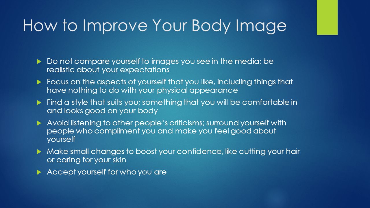 How to Improve Your Body Image
